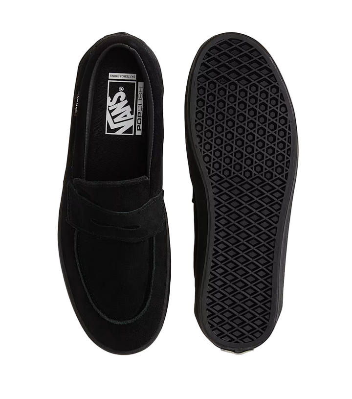 Vans Skate Loafer - Suede Black / Black