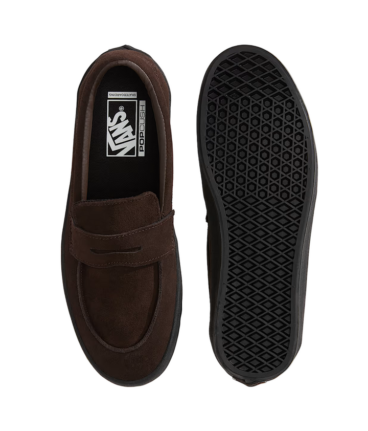 Vans Skate Loafer - Suede Brown / Black