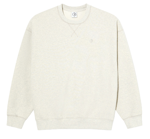 Polar Frankie Crewneck - Ivory Grey Melange