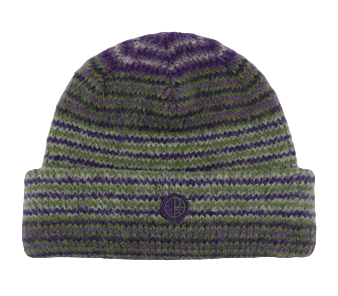 Polar George Beanie - Purple / Green