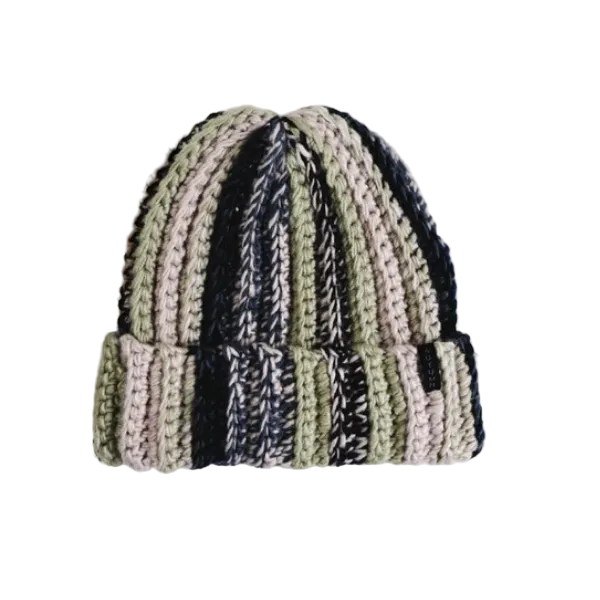 2027 Autumn Patchwork Beanie - Sand
