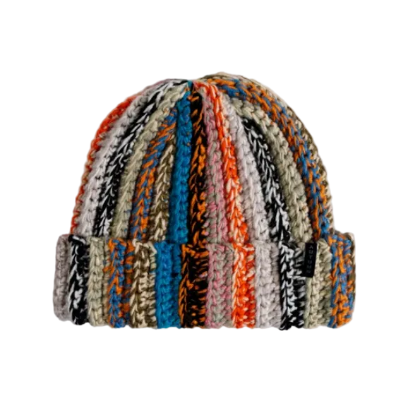 2027 Autumn Patchwork Beanie - Teal