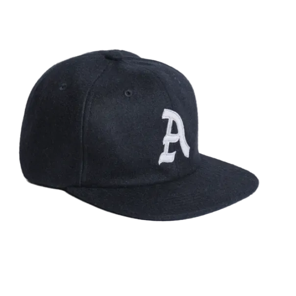 2027 Autumn Wool Six Panel Strapback - Black