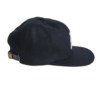 2027 Autumn Wool Six Panel Strapback - Black