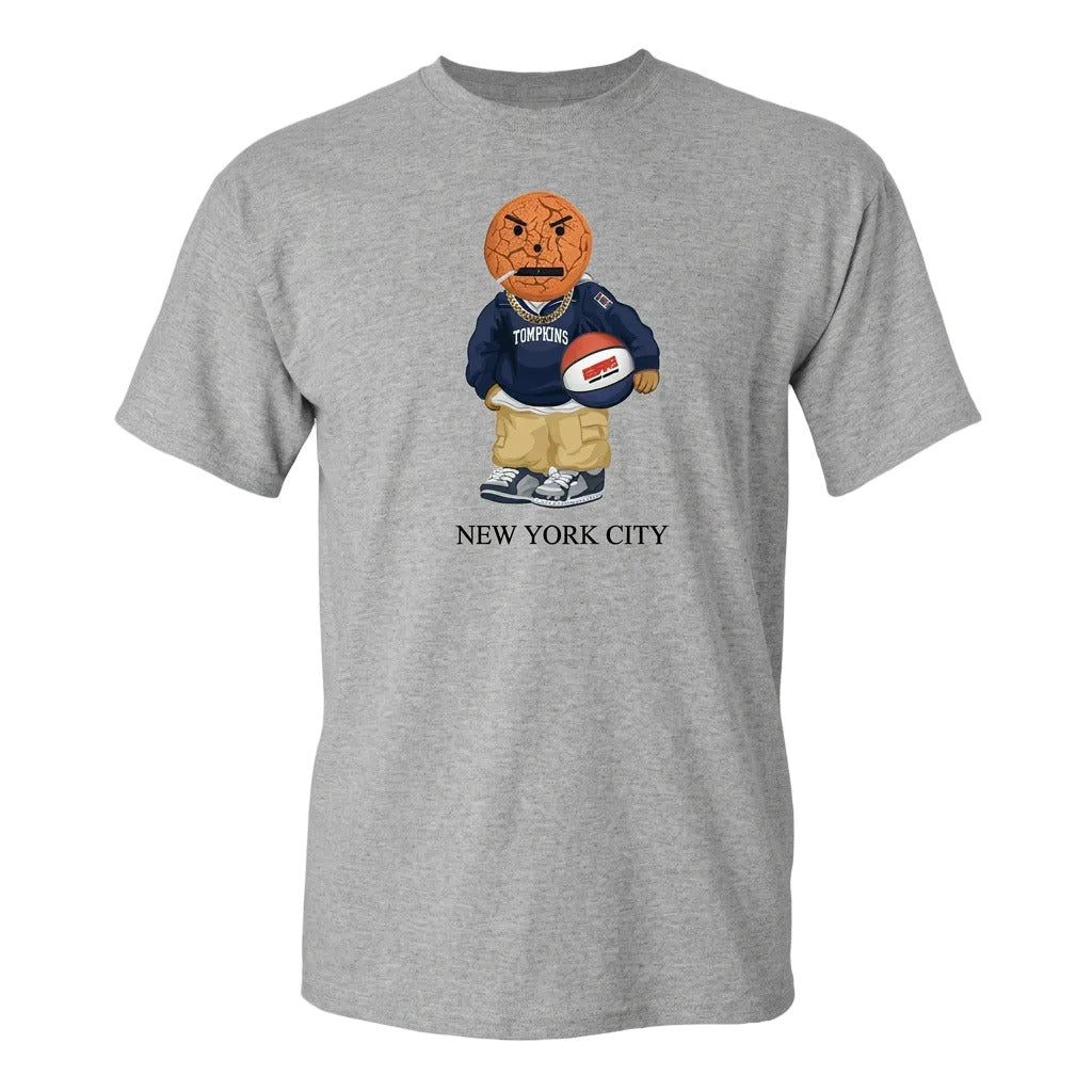 Hopps x Quartersnacks TF Snackman Tee - Heather Grey