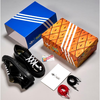Adidas Stan Smith Freizeit "Spongebob" - Core Black