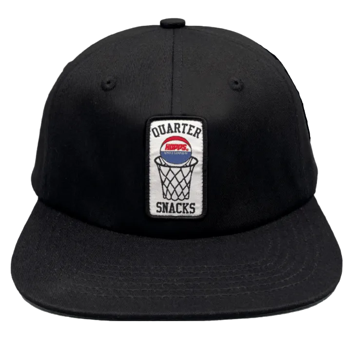 Hopps x Quartersnacks Patch Snapback Hat - Black