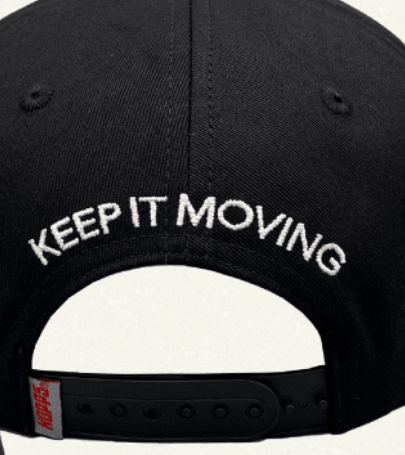 Hopps x Quartersnacks Patch Snapback Hat - Black