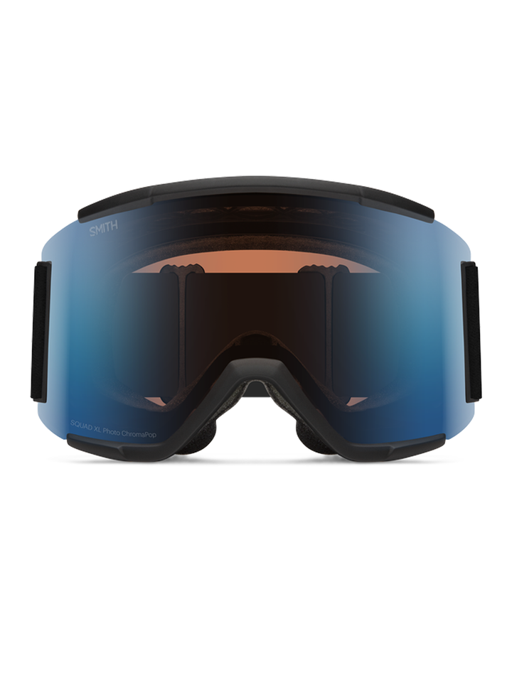 2026 Smith Squad XL Goggles - Black / Pro Photochromic Blue Mirror