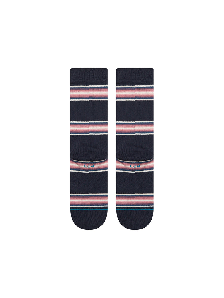 Stance Hill Top Cotton Crew Sock - Navy
