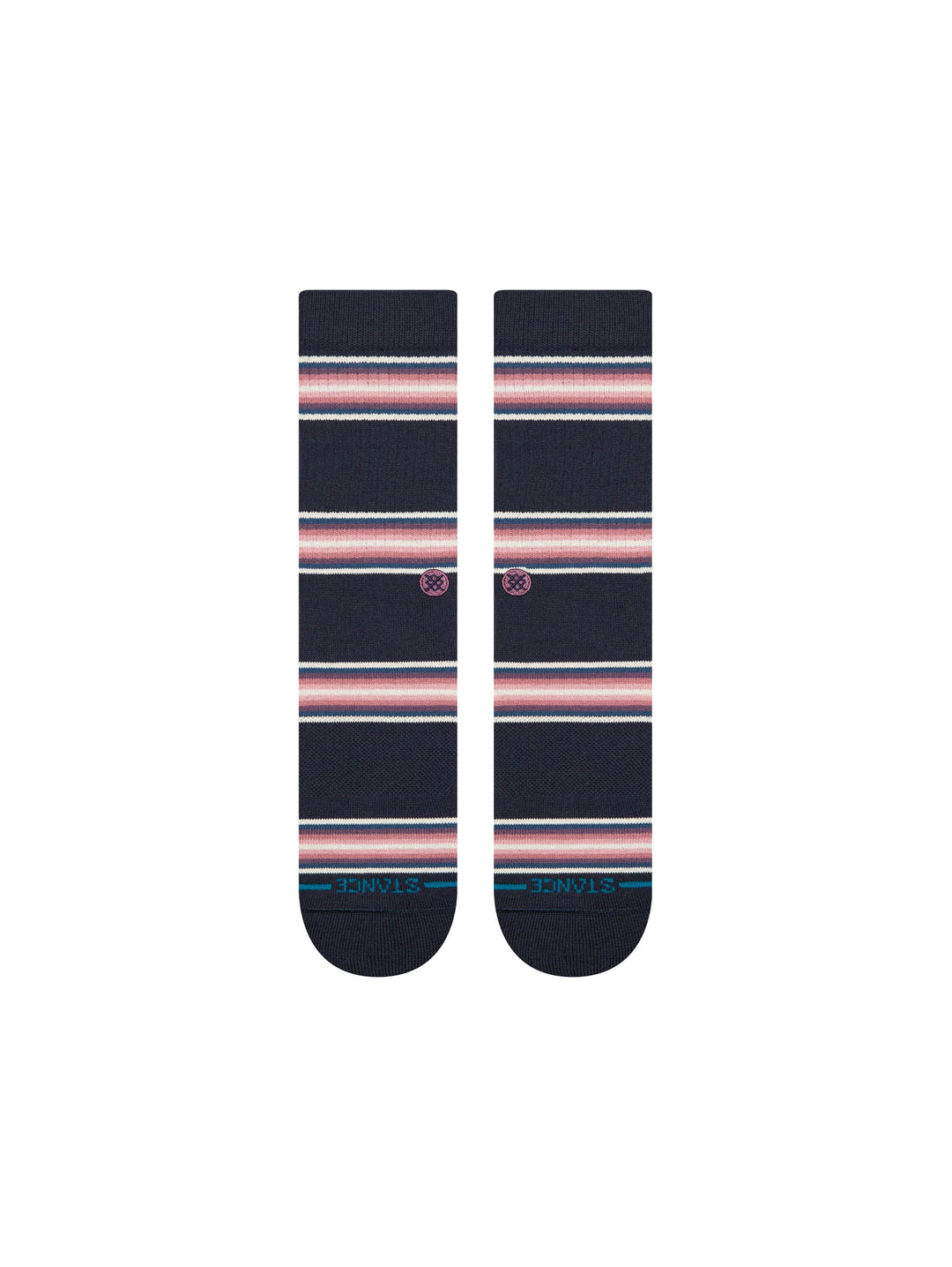 Stance Hill Top Cotton Crew Sock - Navy