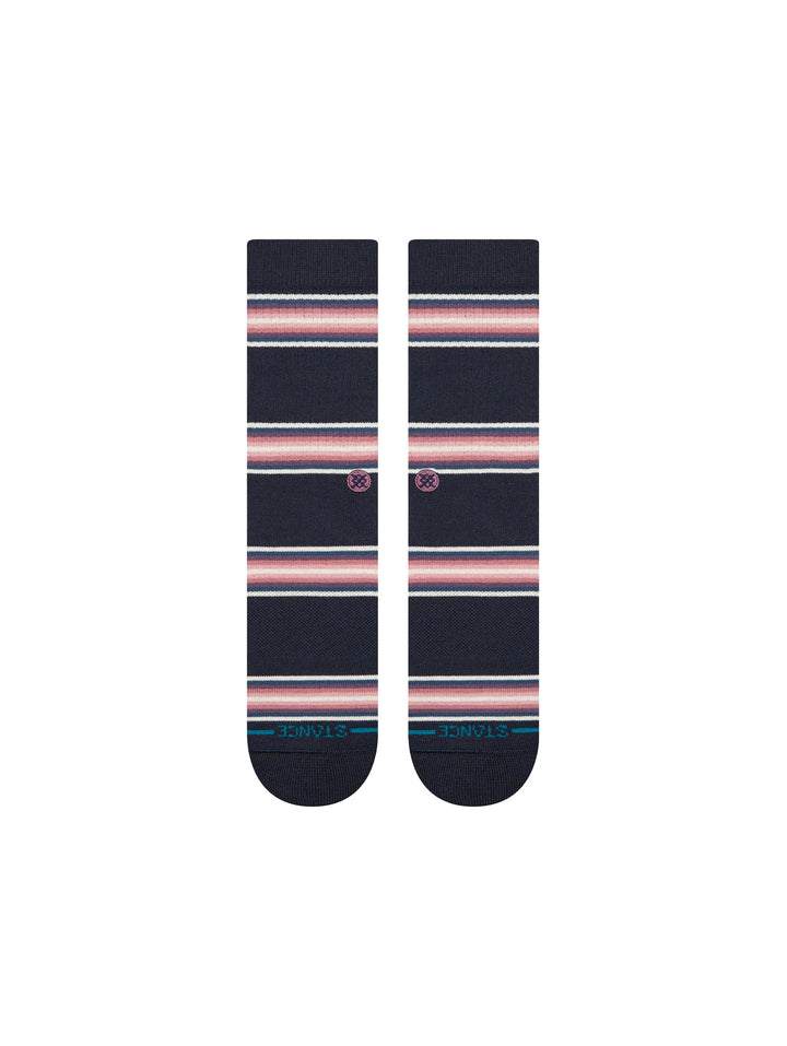 Stance Hill Top Cotton Crew Sock - Navy