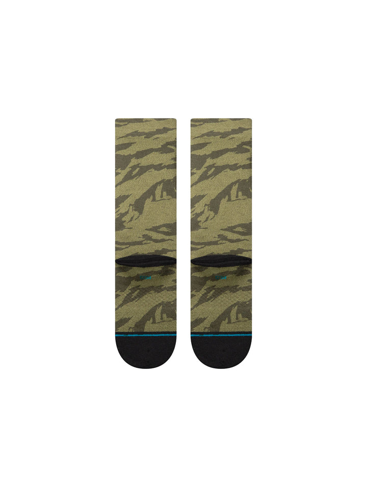 Stance Butter Blend Camoblend Crew Sock - Dark Green