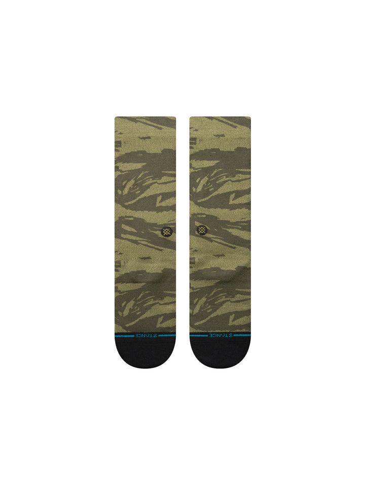 Stance Butter Blend Camoblend Crew Sock - Dark Green