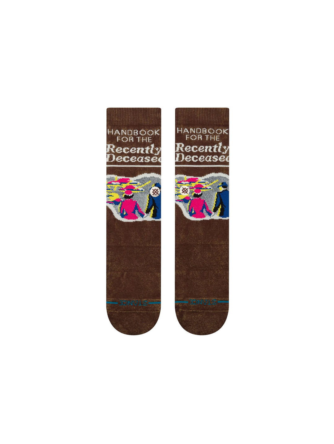 Stance Beetlejuice Recently Deceased Crew - Brown