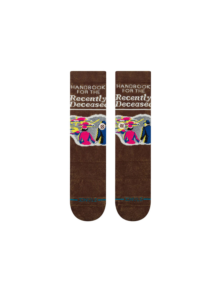 Stance Beetlejuice Recently Deceased Crew - Brown