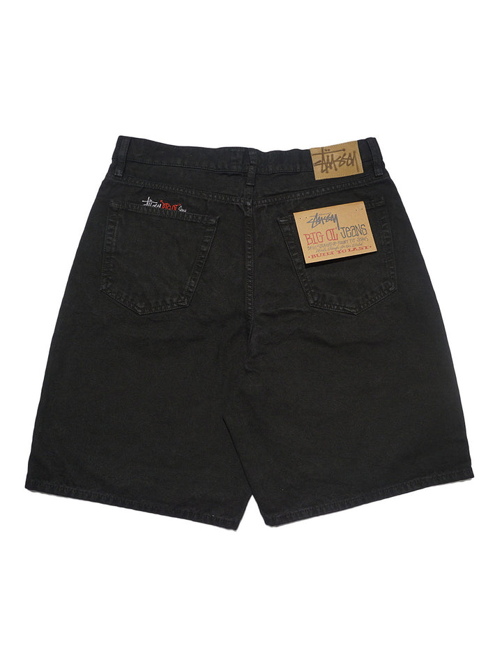 Stussy Big Ol Shorts - Washed Canvas Black