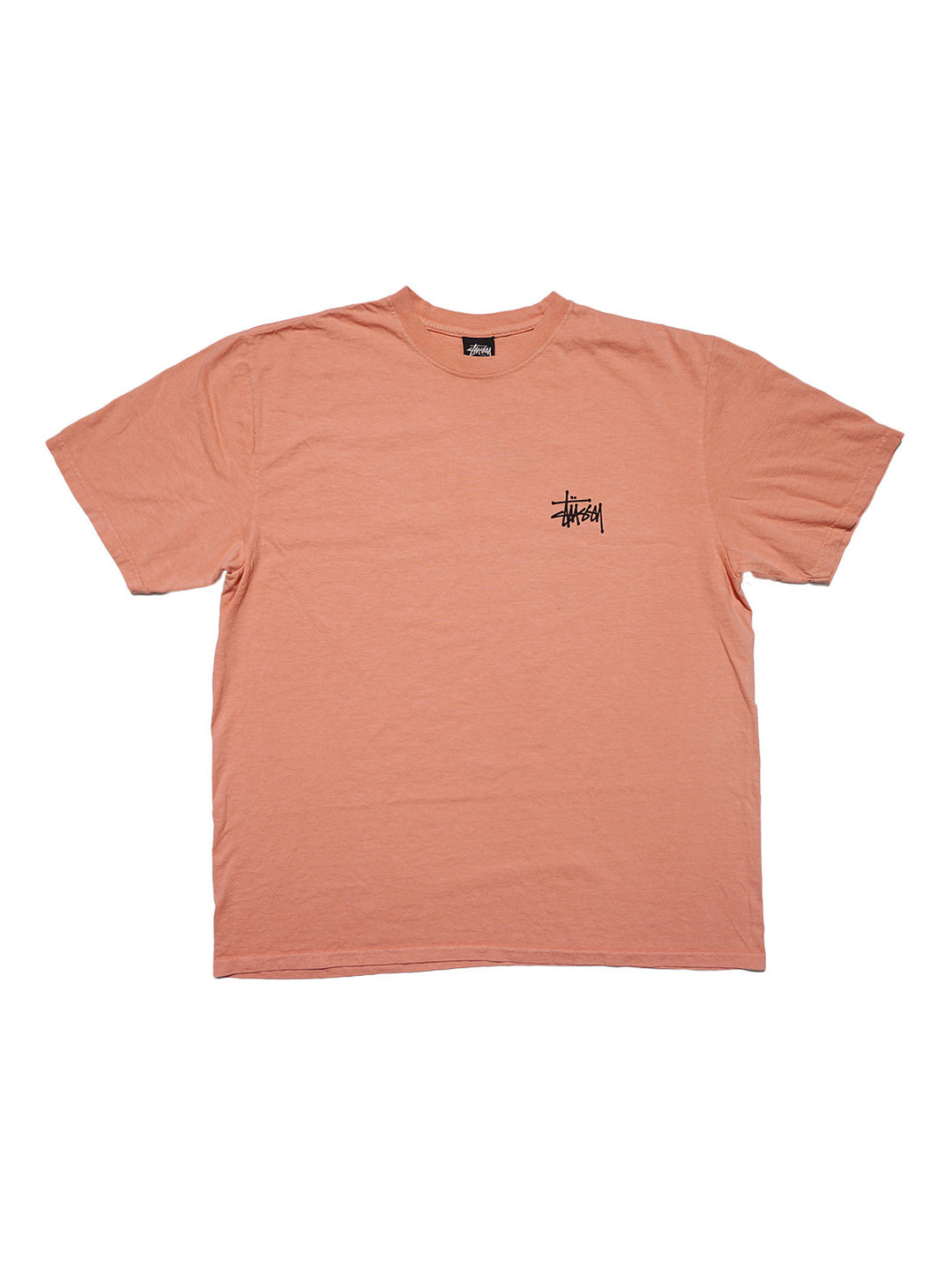 Stussy Basic Pigment Dyed Tee - Coral