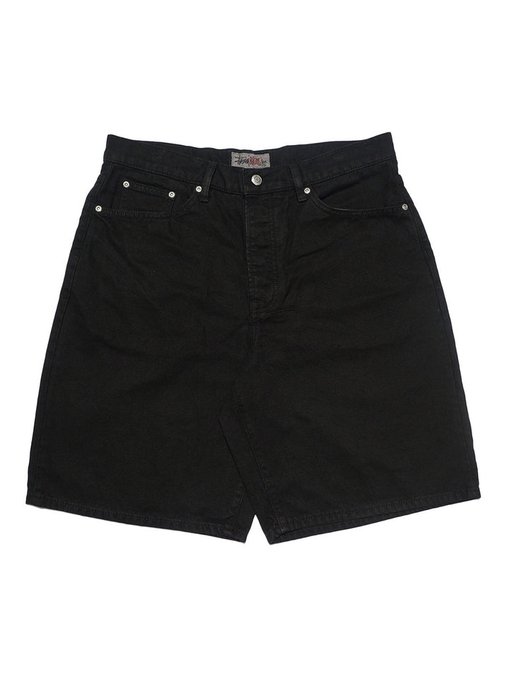 Stussy Big Ol Shorts - Washed Canvas Black