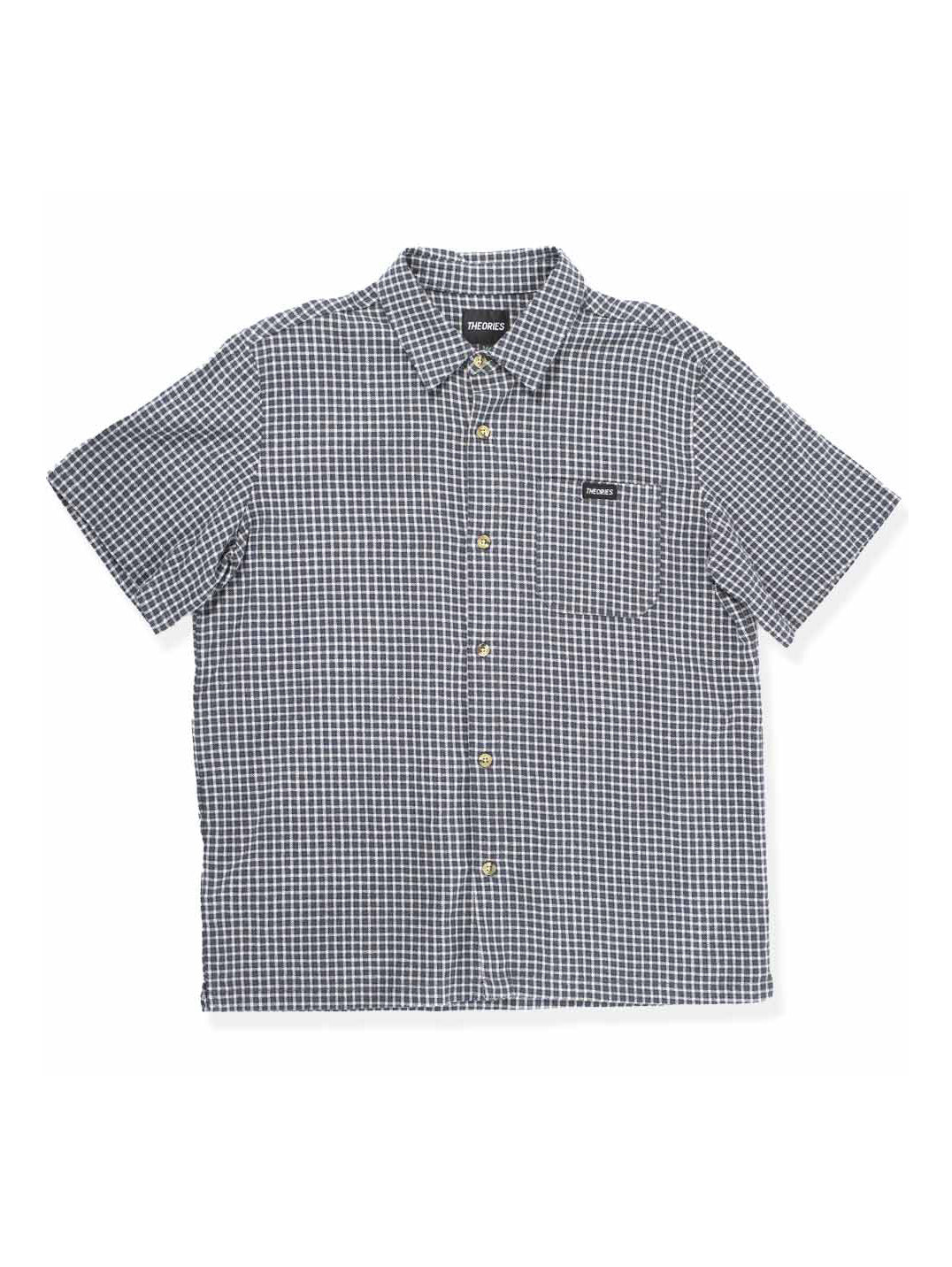 Theories Avignon Flannel Button-Up Shirt - Sea