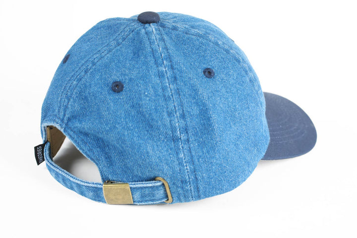 Theories Champ Strapback Hat - Denim Blue