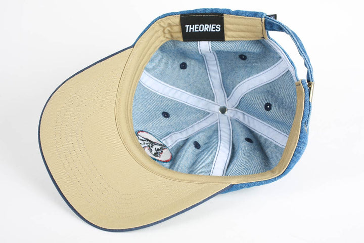 Theories Champ Strapback Hat - Denim Blue