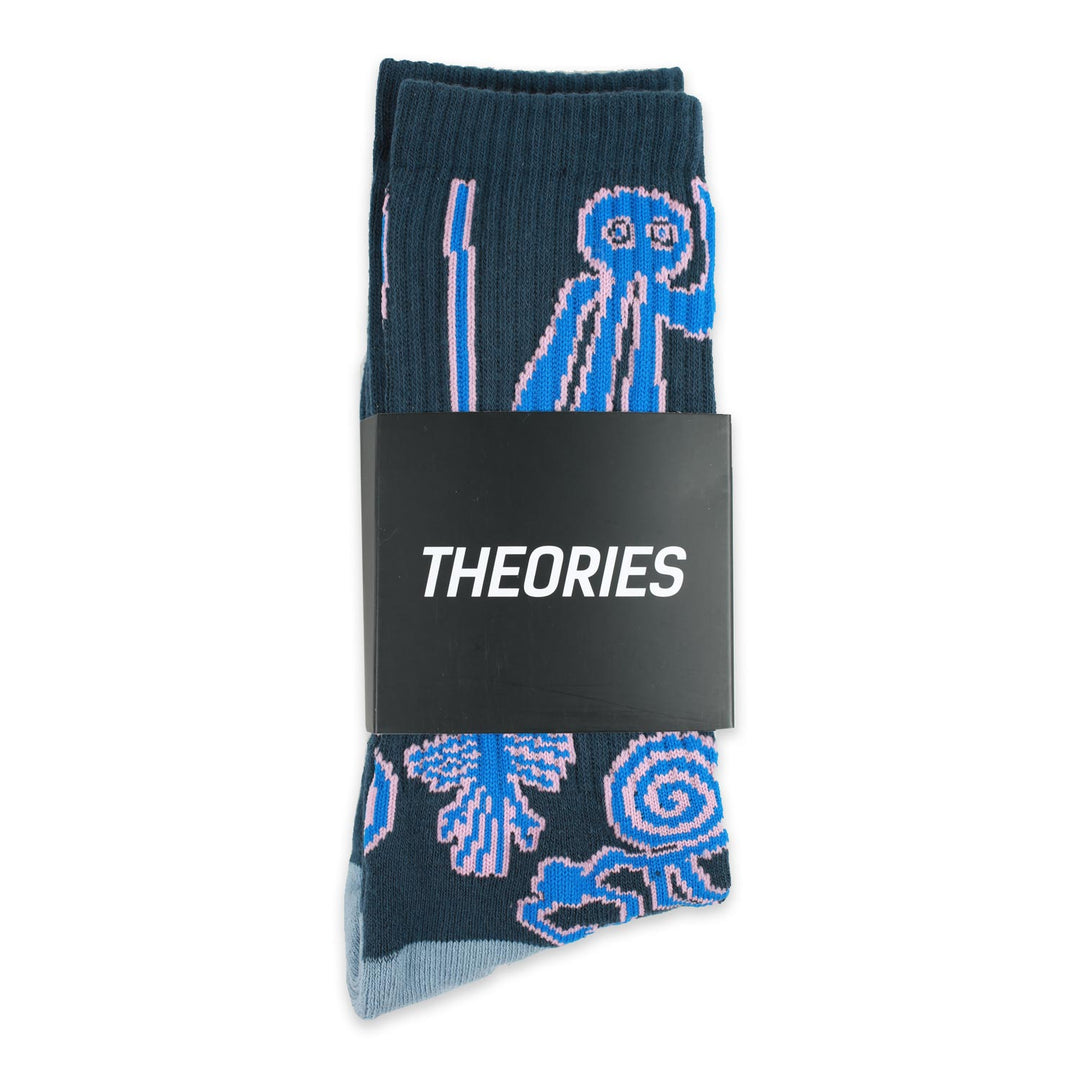 Theories Nazca Sock - Twilight Blue