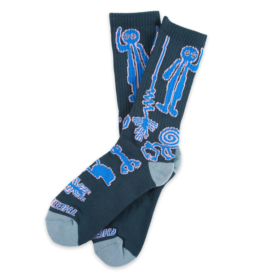 Theories Nazca Sock - Twilight Blue