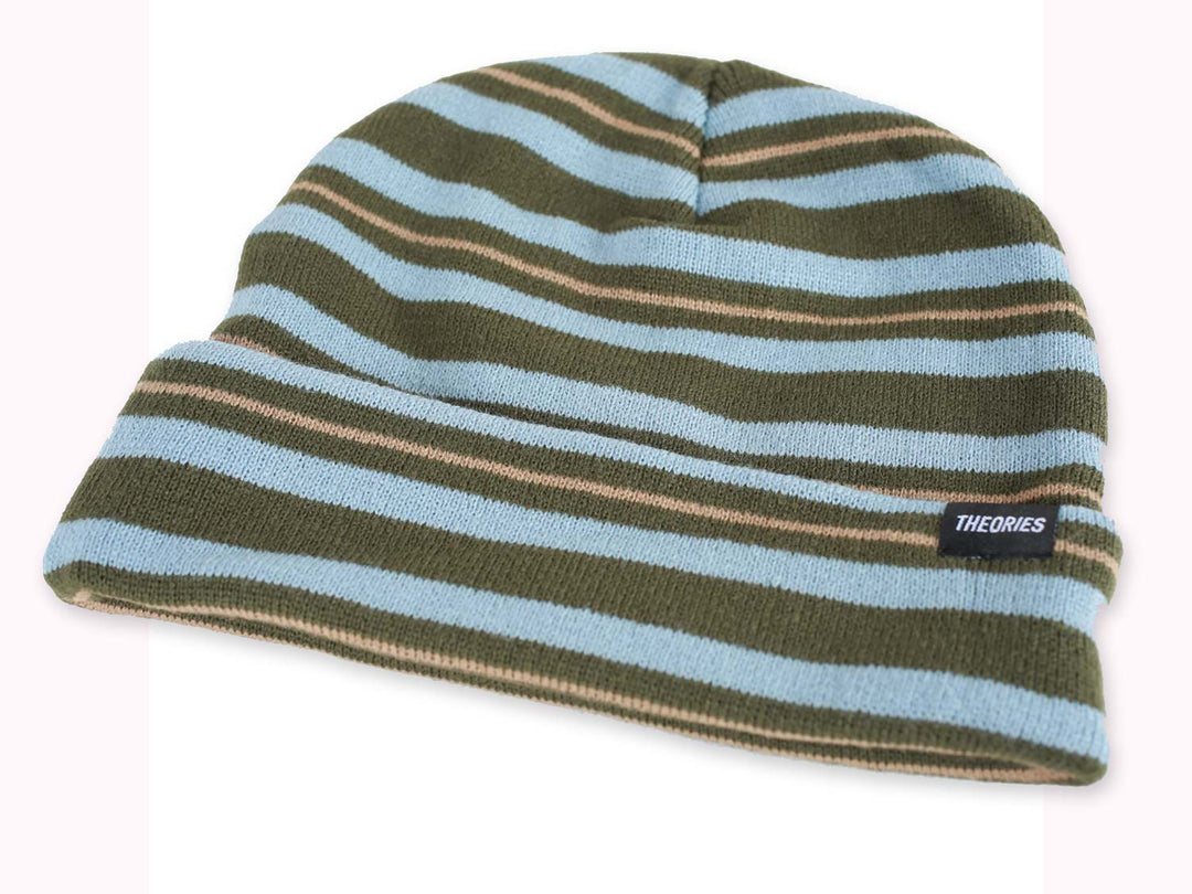 Theories New School Beanie - Evergreen / Sky Blue