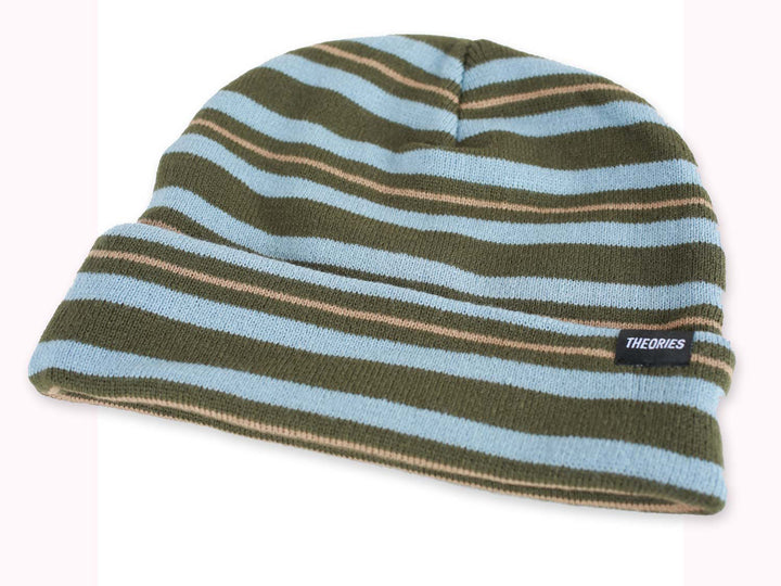 Theories New School Beanie - Evergreen / Sky Blue