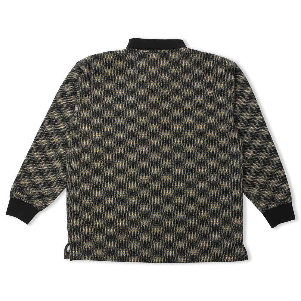 Theories E.S.P. Long Sleeve Polo - Black / Lilac