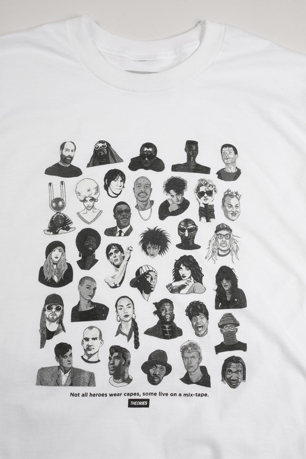 Theories Mixtape Tee - White