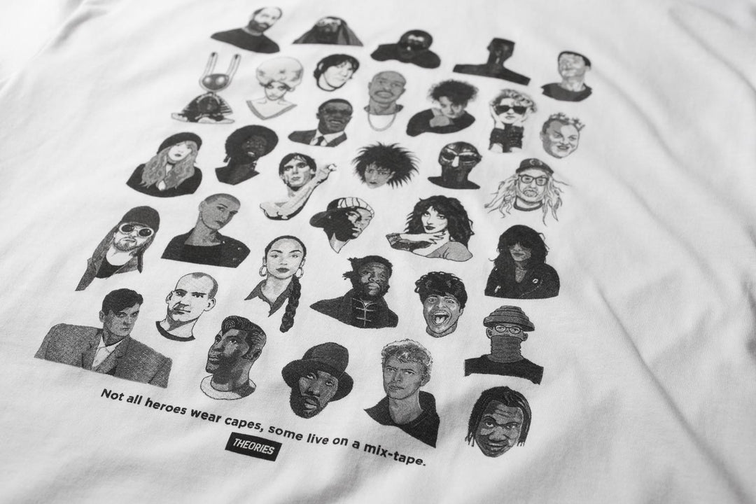 Theories Mixtape Tee - White