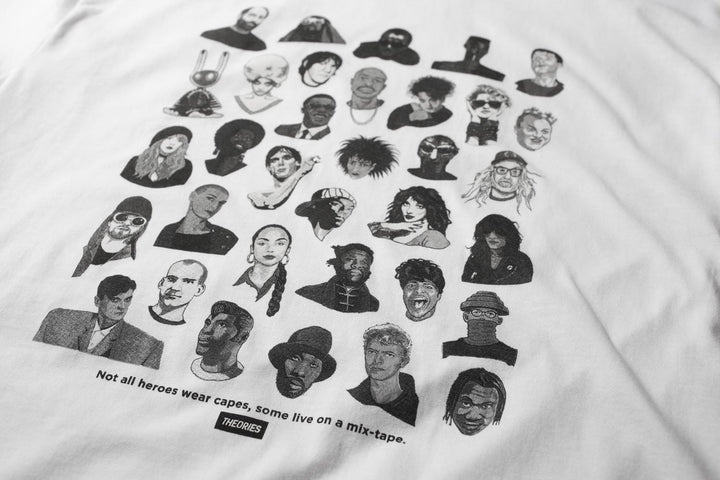 Theories Mixtape Tee - White
