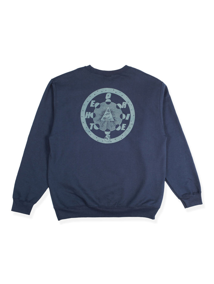 Theories Morning Star Crewneck - Navy