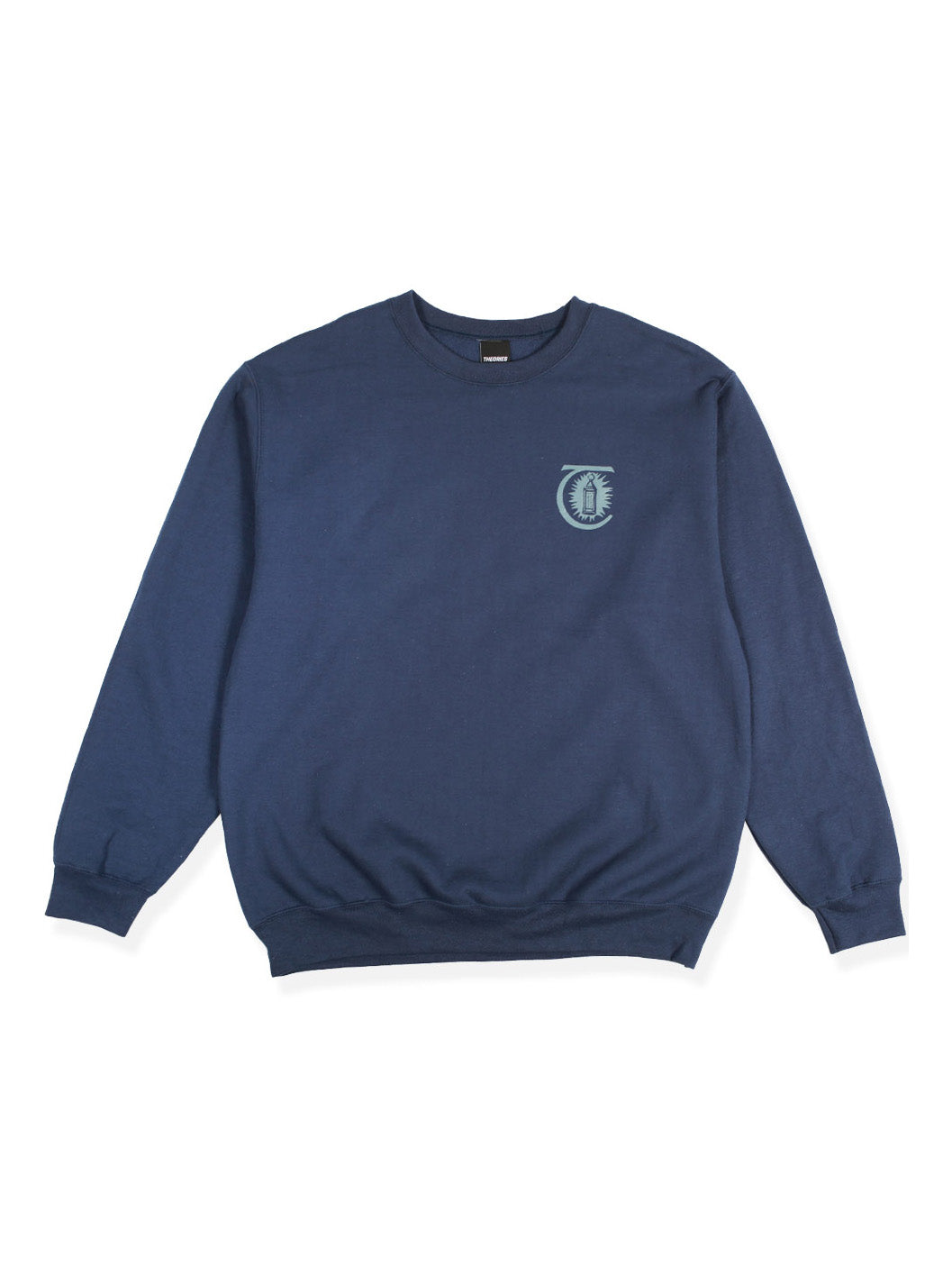 Theories Morning Star Crewneck - Navy