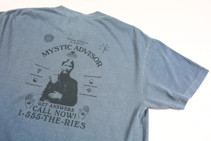 Theories Mystic Advisor Garment Dyed Tee - Washed Navy