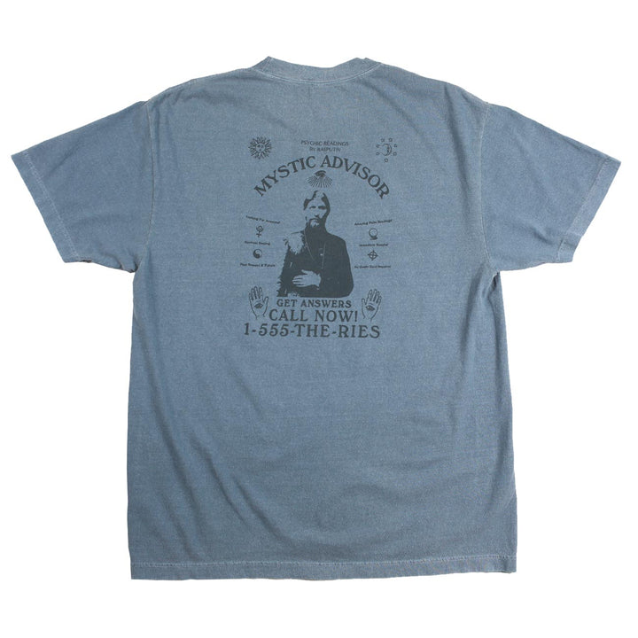 Theories Mystic Advisor Garment Dyed Tee - Washed Navy