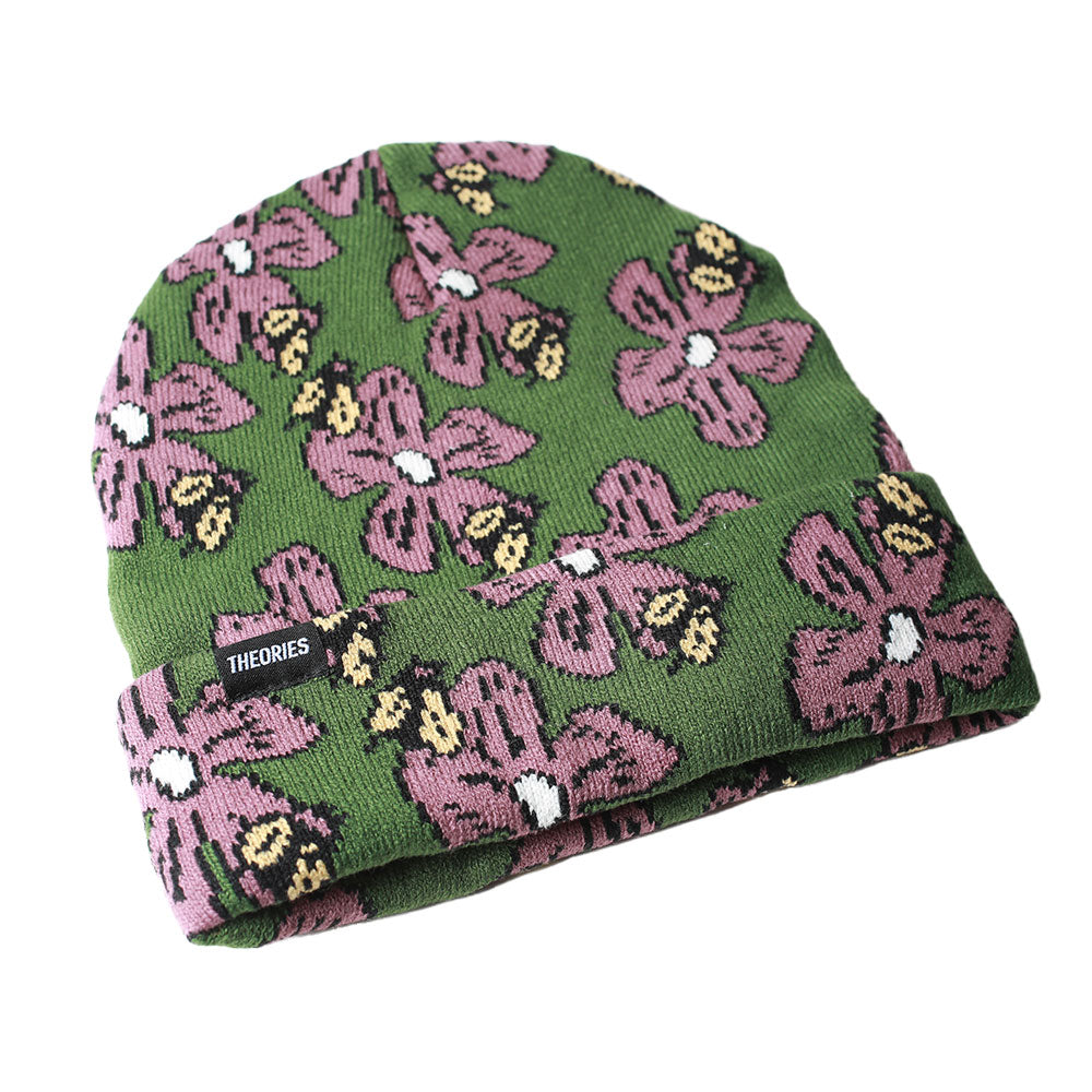 Theories Pollinate Beanie - Purple / Green