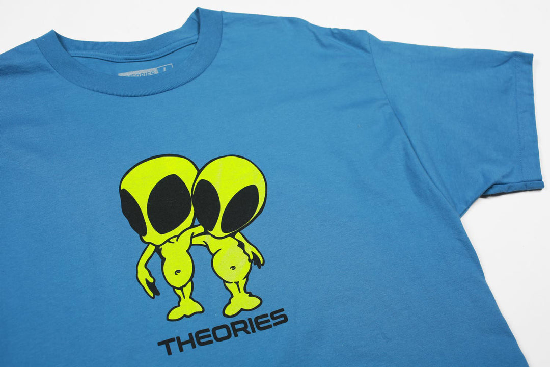 Theories Twins Tee - Slate Blue