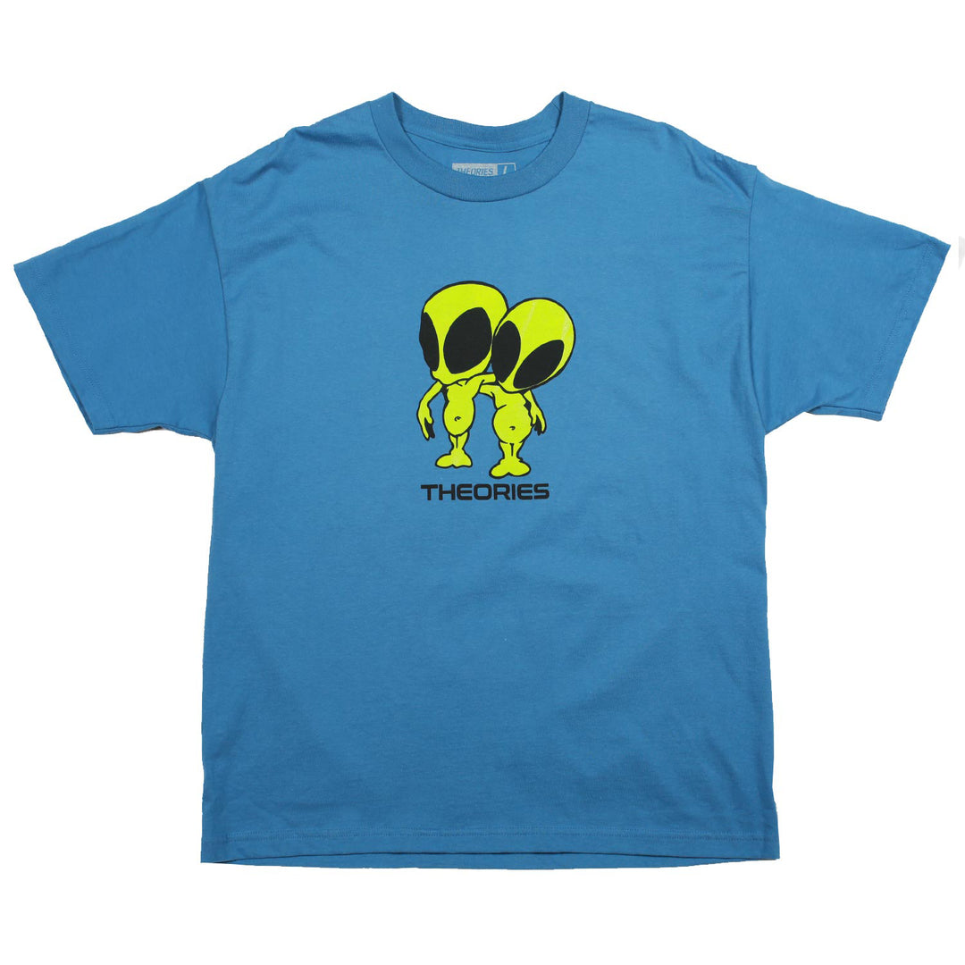 Theories Twins Tee - Slate Blue