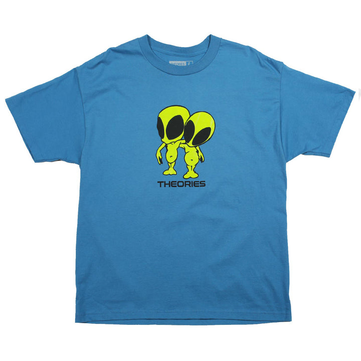 Theories Twins Tee - Slate Blue