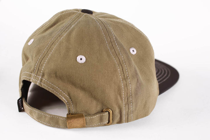 Theories Scribble Herringbone Snapback - Olive / Black
