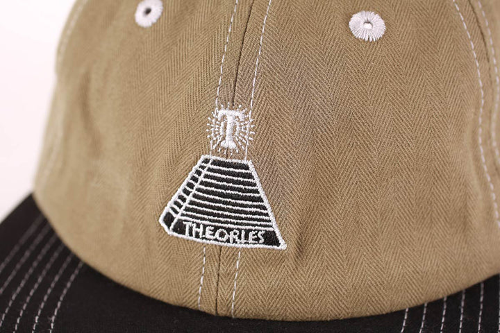 Theories Scribble Herringbone Snapback - Olive / Black