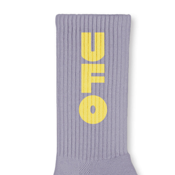 Theories UFO Sock - Lavender / Yellow