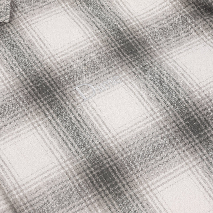 Dime Premium Flannel Shirt - Light Gray