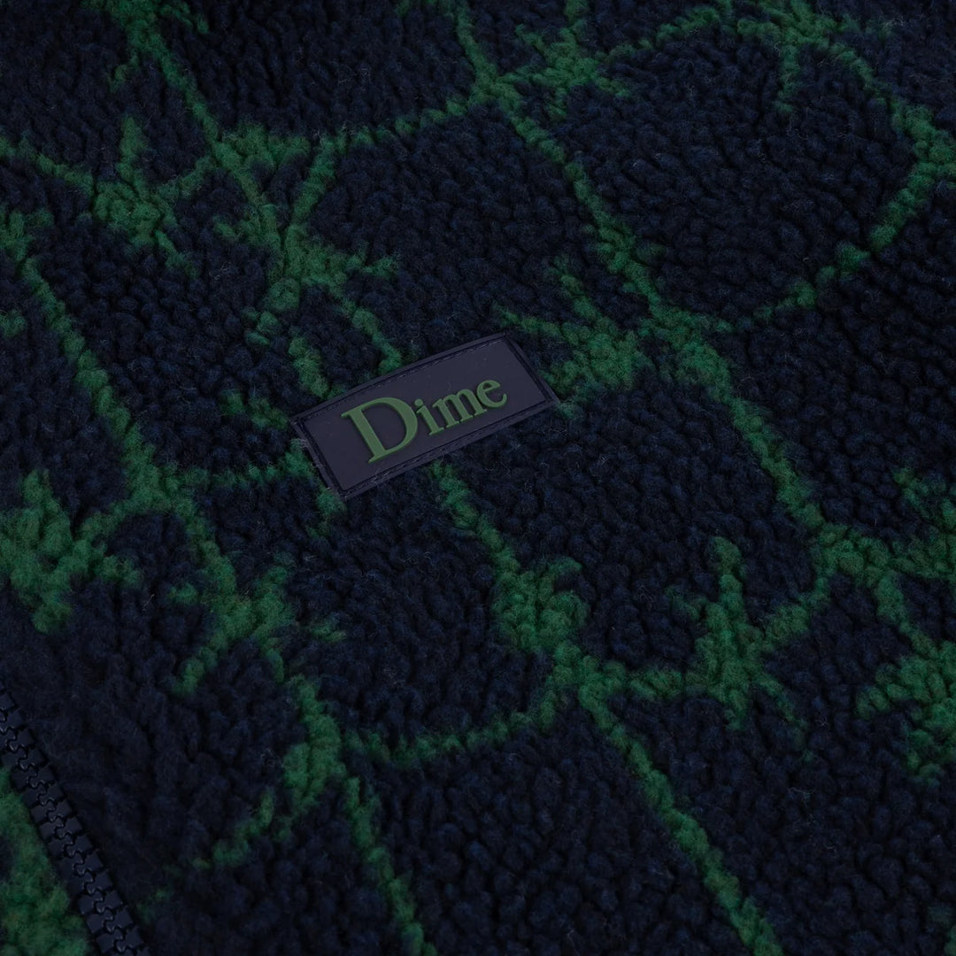 Dime Polar Fleece Sherpa Zip - Navy