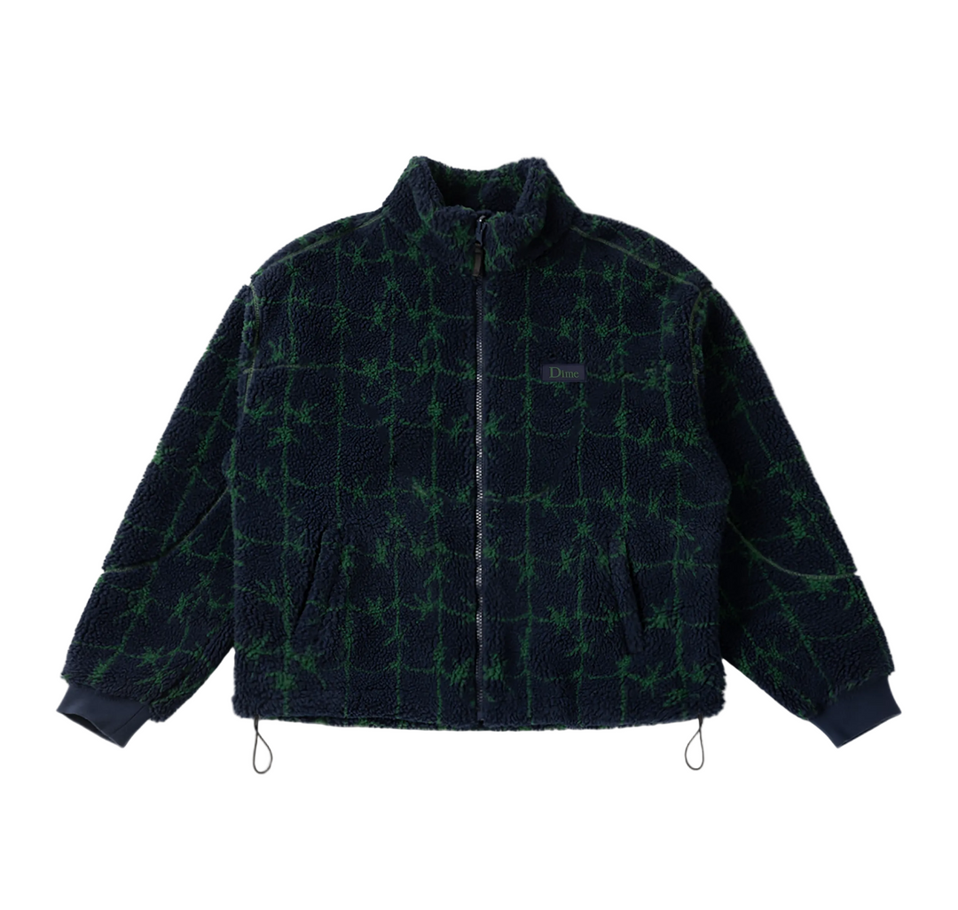 Dime Polar Fleece Sherpa Zip - Navy