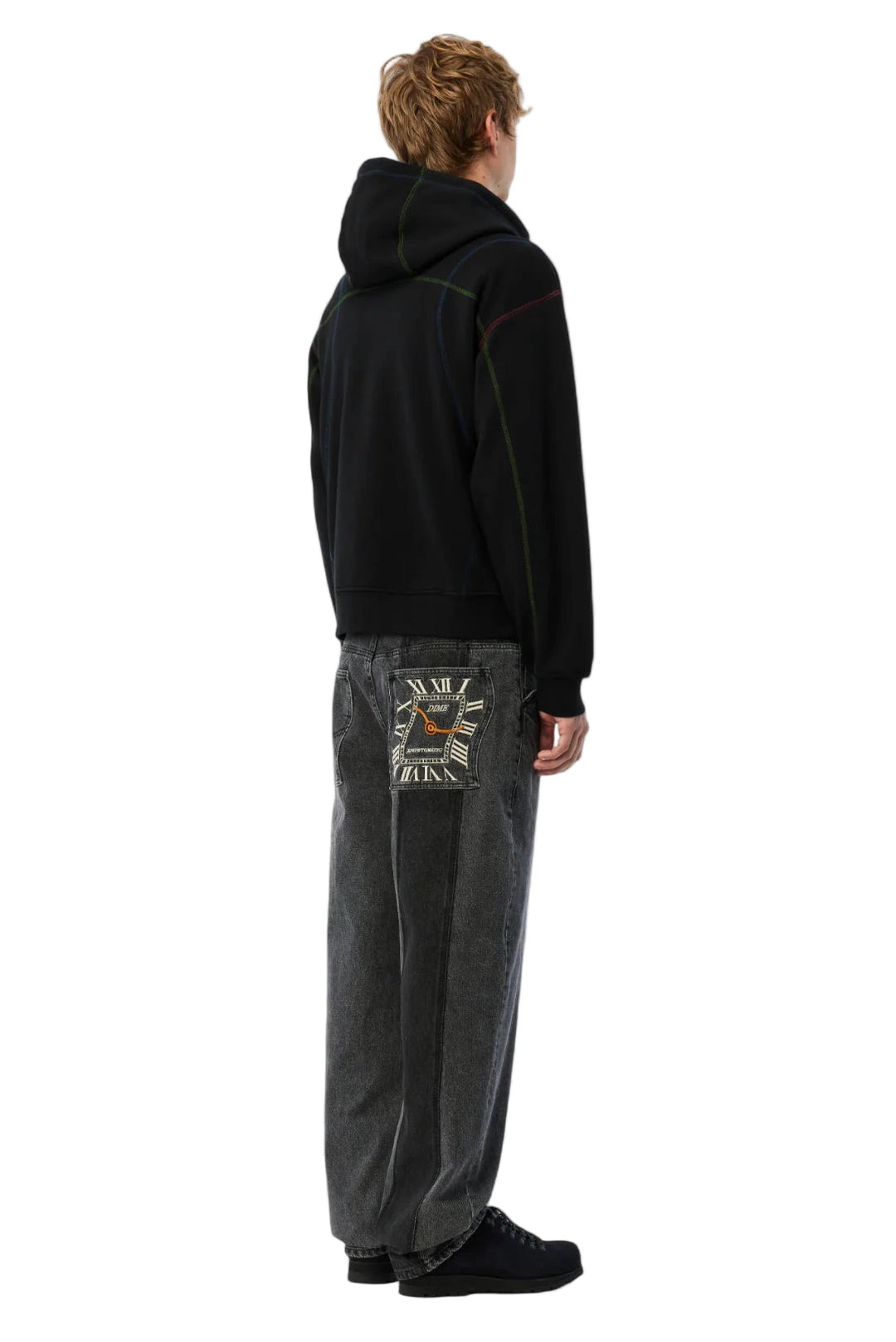 Dime Court Zip Hoodie - Black Multi