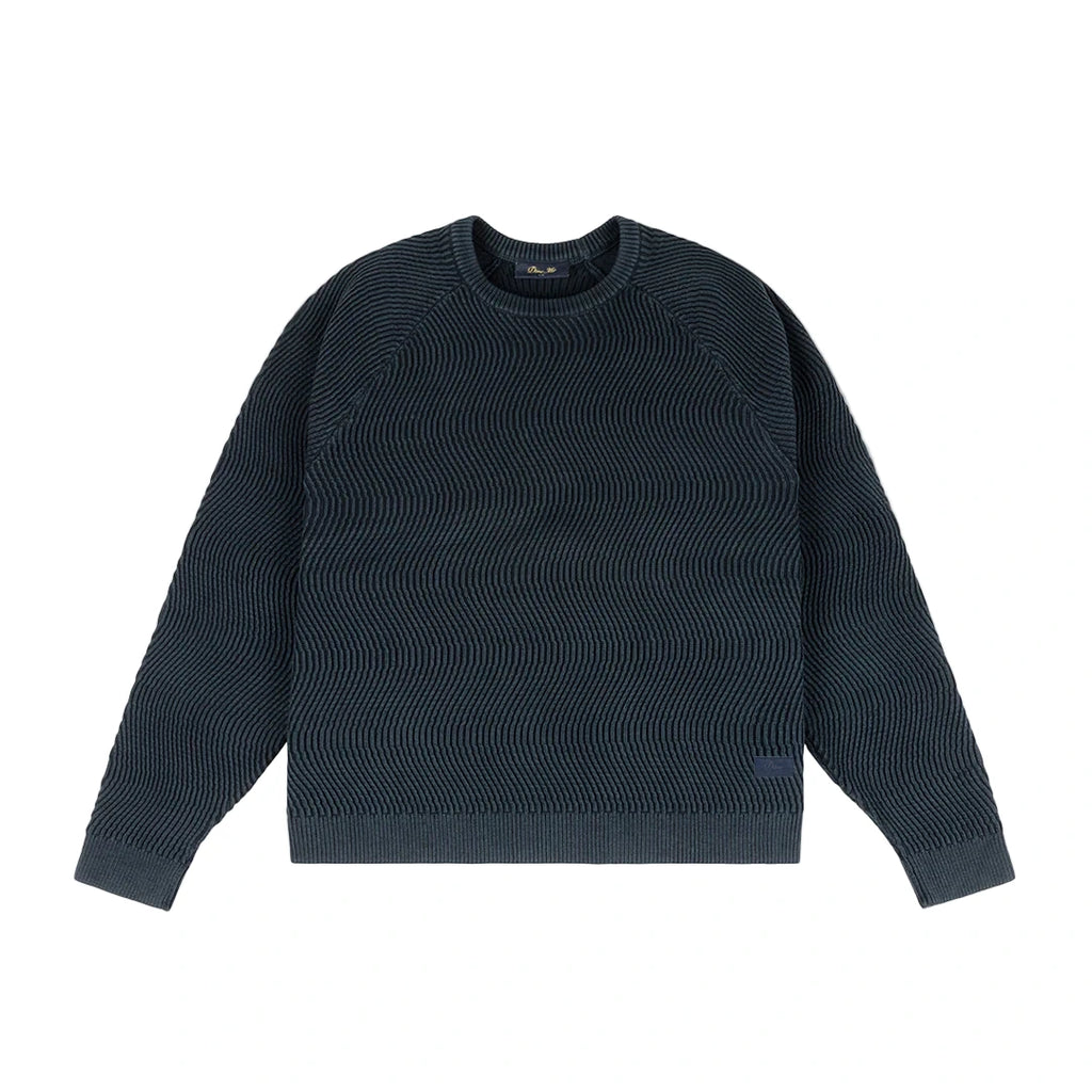 Dime Wave Knit Sweater - Navy – Civil